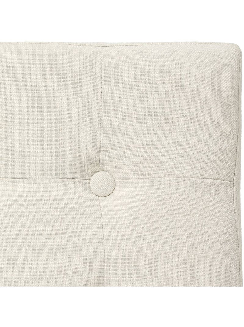 Pouf pliant coffre de rangement capitonné lysandre Beige - Kiabi