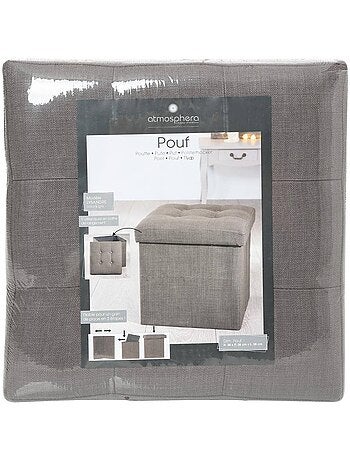 Pouf coffre pliant LYSANDRE