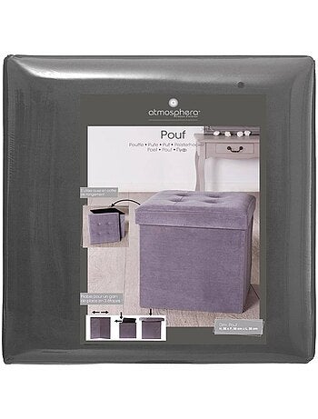 Pouf coffre pliant LYSANDRE