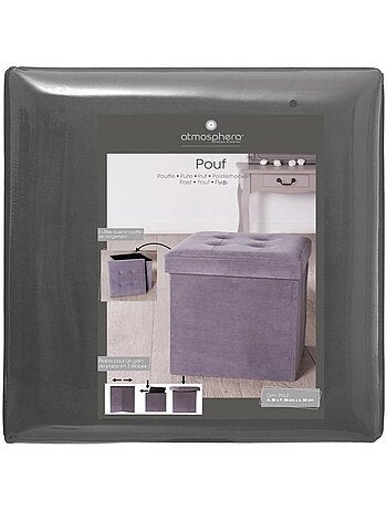 Pouf coffre pliant LYSANDRE