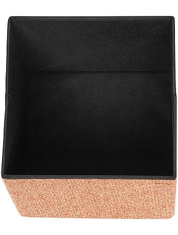 Pouf pliant coffre de rangement en tissu OXIA