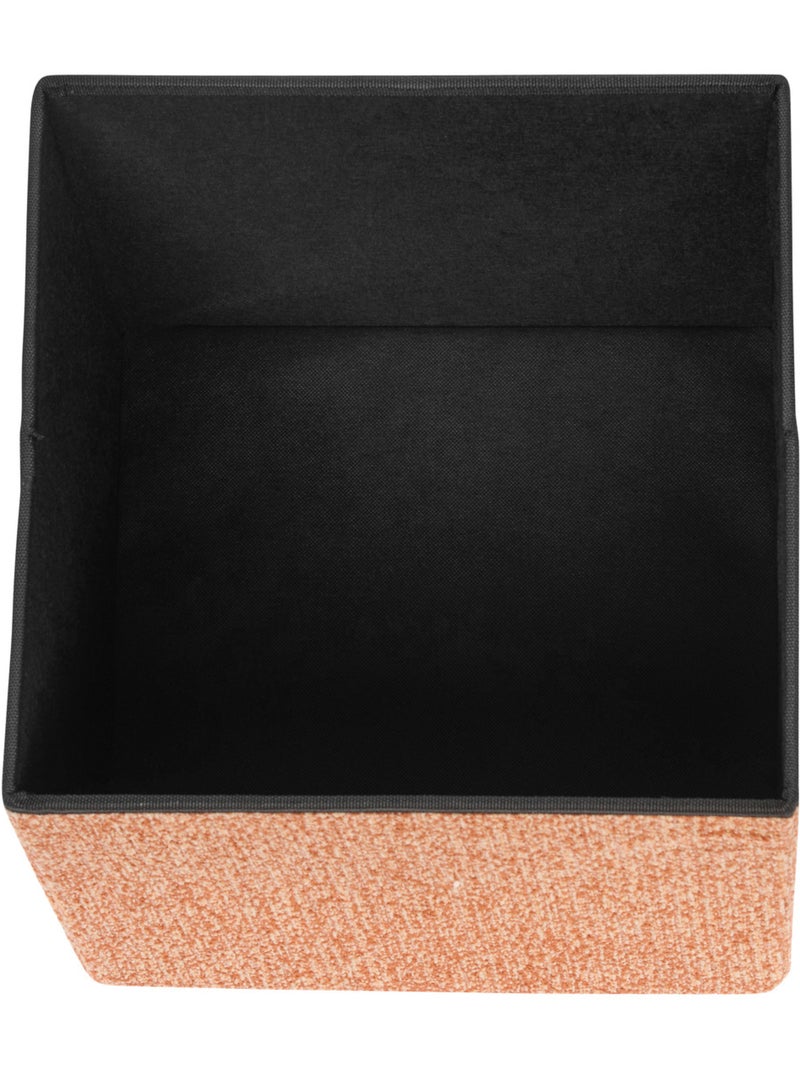 Pouf pliant coffre de rangement en tissu OXIA Ambre - Kiabi