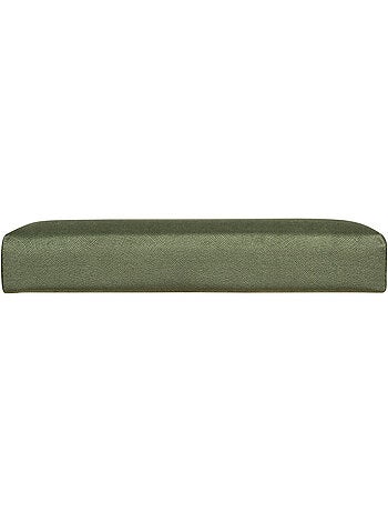 Pouf pliant coffre de rangement en velours LILOU