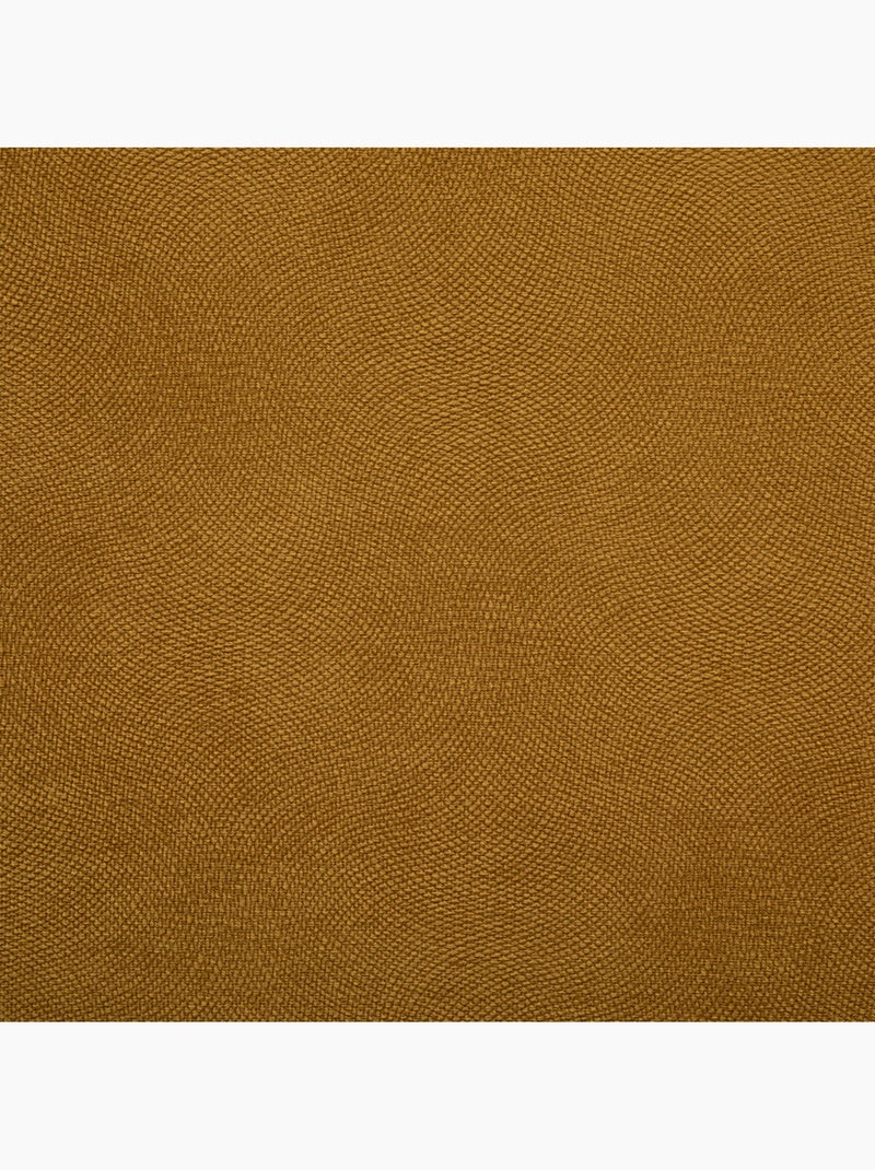 Pouf pliant coffre de rangement en velours LILOU Ocre - Kiabi