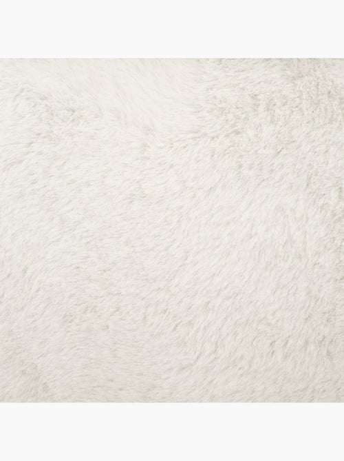 Pouf pliant rond en fausse fourrure avec coffre EZZIO - Kiabi Pouf pliant rond en fausse fourrure avec coffre EZZIO - Kiabi