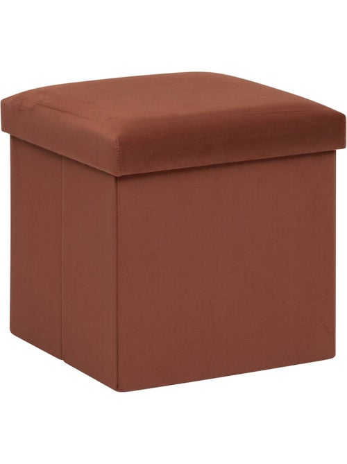 Pouf pliant velours tess - Kiabi Pouf pliant velours tess - Kiabi