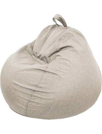 Pouf Poire - Doux, Confortable et Déhoussable - Bananair - 80x70 cm