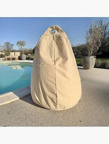 Pouf poire à microbille