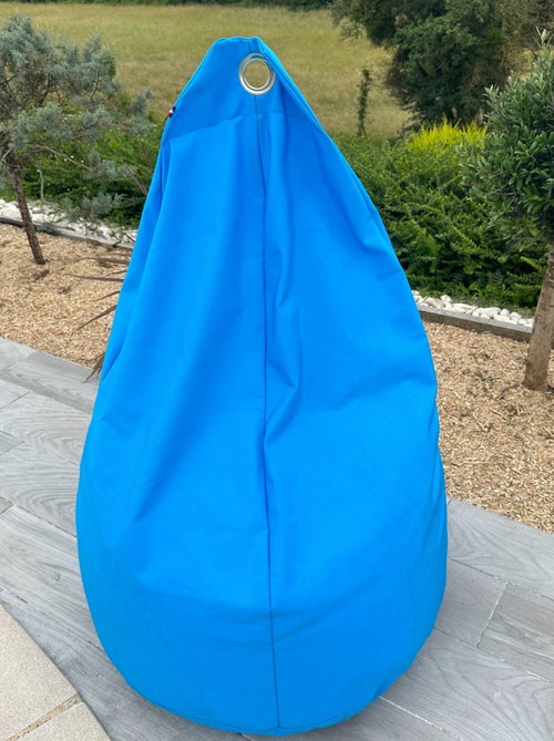 Pouf poire à microbille - Kiabi