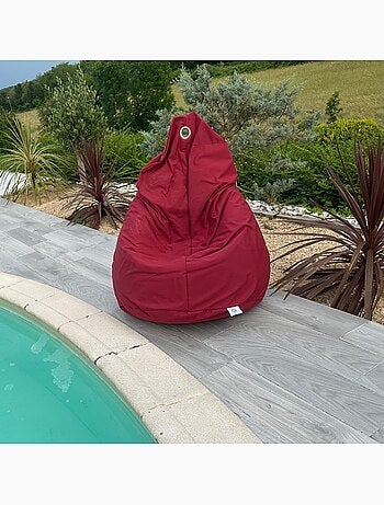 Pouf poire à microbille