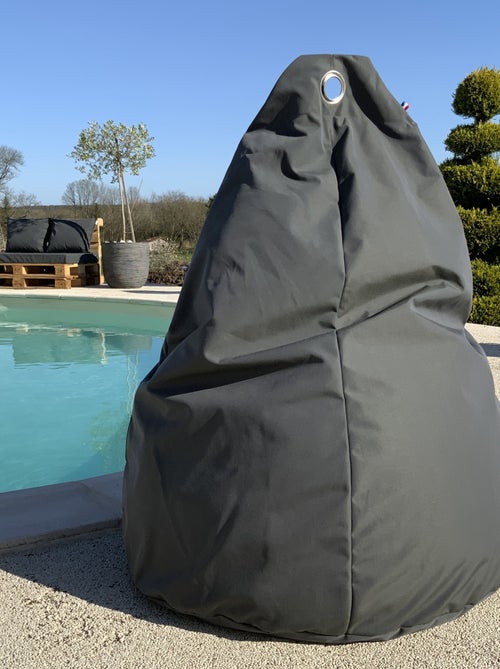 Pouf poire à microbille - Kiabi