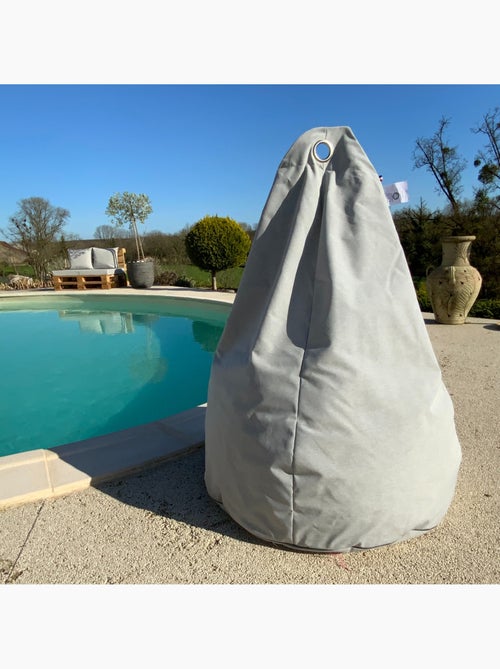 Pouf poire à microbille - Kiabi