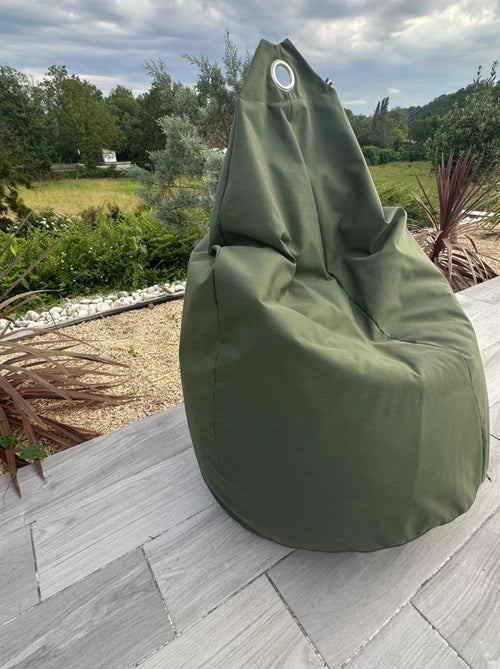 Pouf poire à microbille - Kiabi