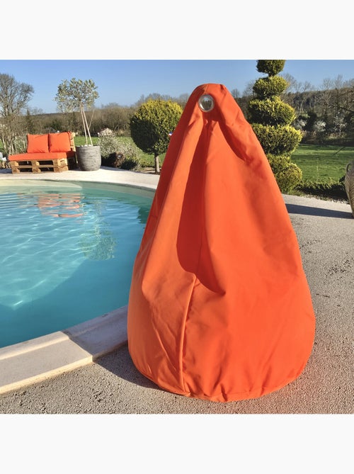 Pouf poire à microbille - Kiabi