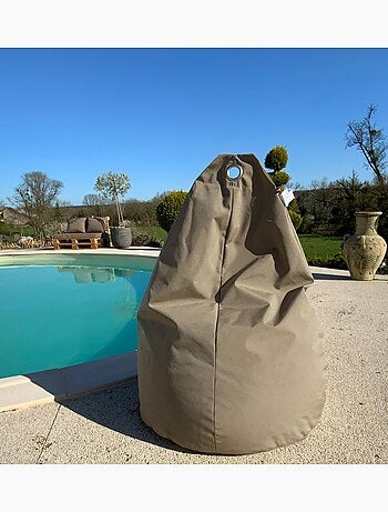 Pouf poire à microbille