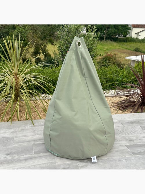 Pouf poire à microbille - Kiabi