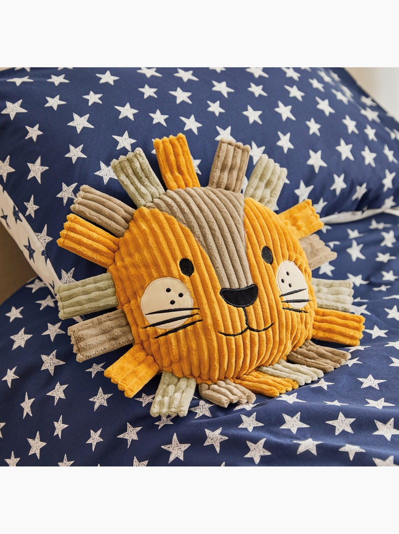 Pouf poire animal pour enfant avec coussin assorti en velours côtelé - icon Ocre - Kiabi