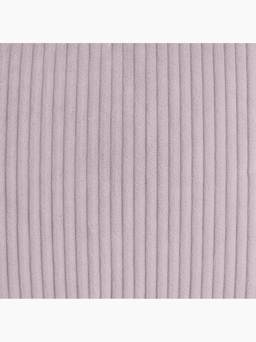 Pouf poire enfant à dossier haut avec repose-pieds carré assorti en velours côtelé - icon - Kiabi