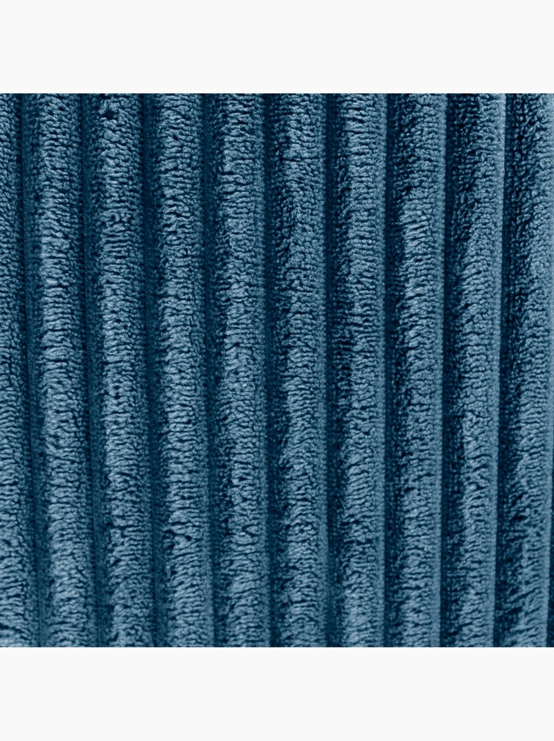 Pouf poire enfant à dossier haut en velours côtelé - icon Bleu jean - Kiabi