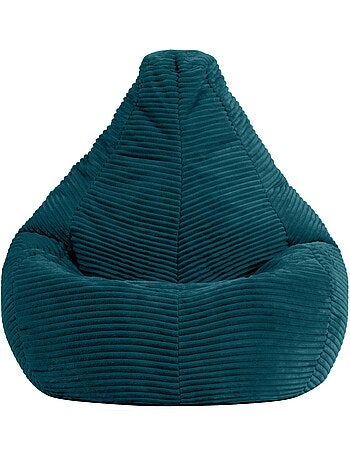 Pouf poire enfant à dossier haut velours côtelé - icon