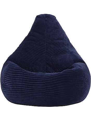 Pouf poire enfant à dossier haut velours côtelé - icon