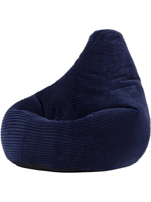 Pouf poire enfant à dossier haut velours côtelé - icon - Kiabi