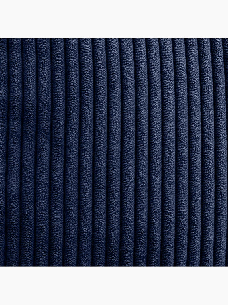 Pouf poire enfant à dossier haut velours côtelé - icon Bleu marine - Kiabi