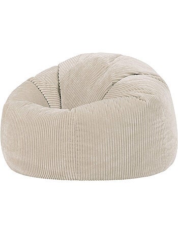 Pouf poire fauteuil classique kingston en velours côtelé - icon