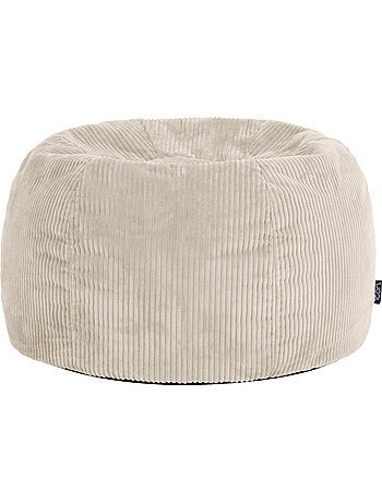 Pouf poire fauteuil classique kingston en velours côtelé - icon
