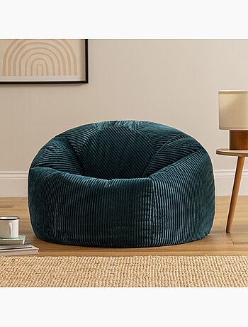 Pouf poire fauteuil classique kingston en velours côtelé - icon
