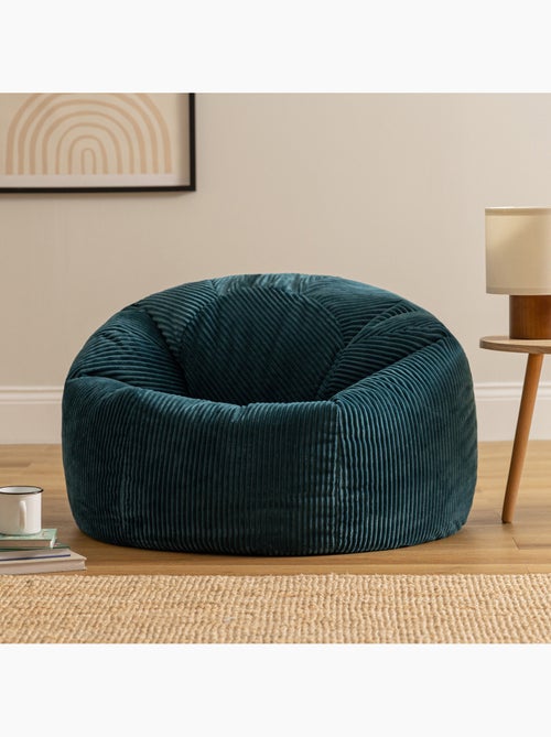Pouf poire fauteuil classique kingston en velours côtelé - icon - Kiabi