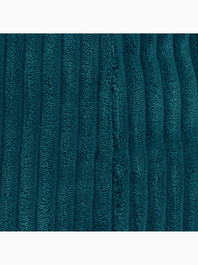 Pouf poire fauteuil classique kingston en velours côtelé - icon Bleu canard - Kiabi