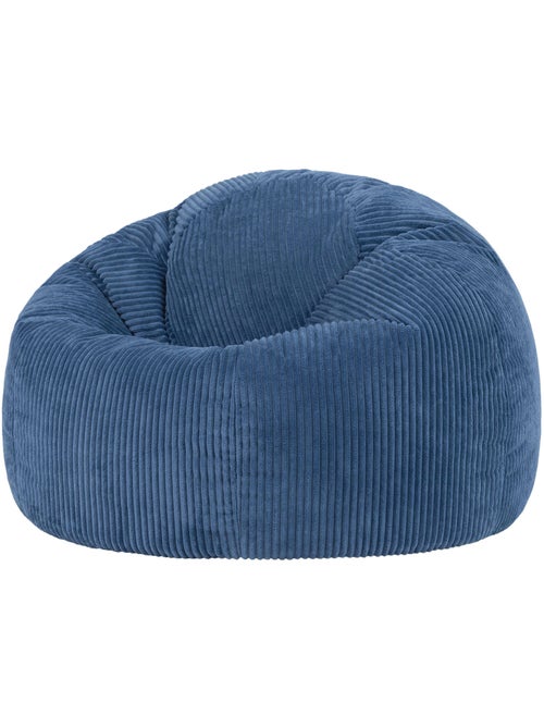 Pouf poire fauteuil classique kingston en velours côtelé - icon - Kiabi