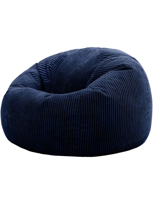 Pouf poire fauteuil classique kingston en velours côtelé - icon - Kiabi