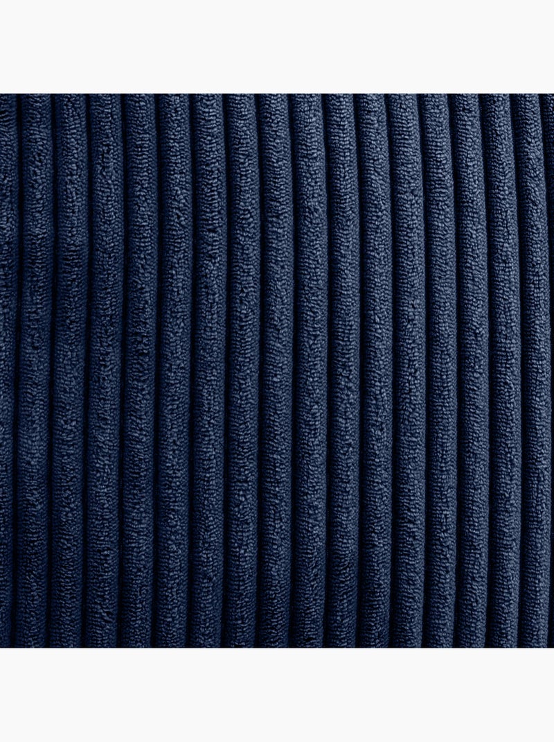 Pouf poire fauteuil classique kingston en velours côtelé - icon Bleu marine - Kiabi