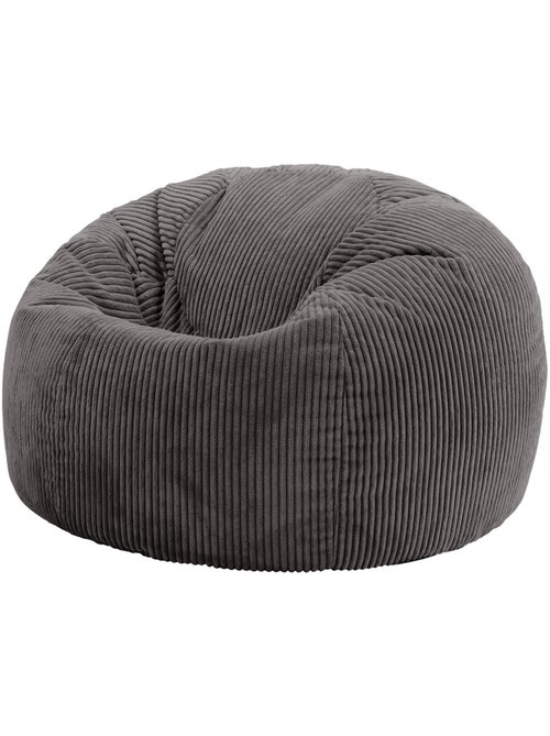 Pouf poire fauteuil classique kingston en velours côtelé - icon - Kiabi