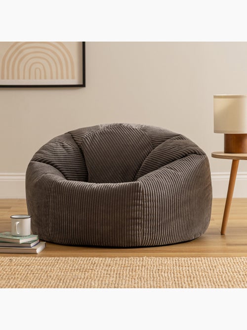 Pouf poire fauteuil classique kingston en velours côtelé - icon - Kiabi
