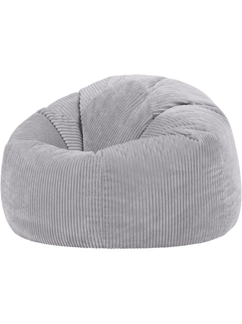 Pouf poire fauteuil classique kingston en velours côtelé - icon - Kiabi