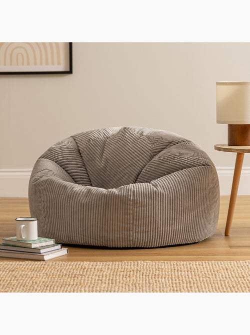 Pouf poire fauteuil classique kingston en velours côtelé - icon - Kiabi