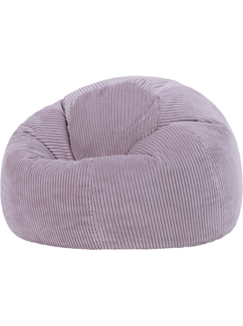 Pouf poire fauteuil classique kingston en velours côtelé - icon - Kiabi