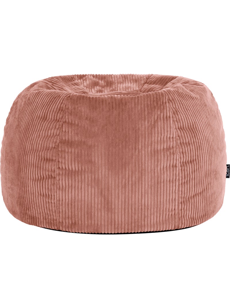 Pouf poire fauteuil classique kingston en velours côtelé - icon Rose clair - Kiabi