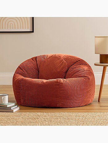 Pouf poire fauteuil classique kingston en velours côtelé - icon