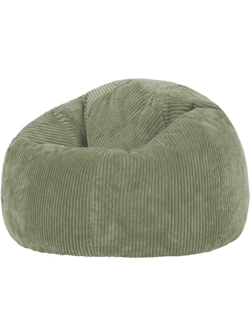 Pouf poire fauteuil classique kingston en velours côtelé - icon - Kiabi