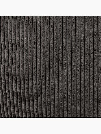 Pouf poire fauteuil classique kingston et repose-pied carré amara en velours côtelé - icon