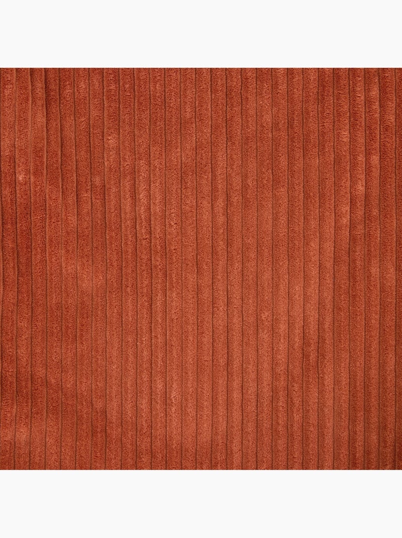 Pouf poire fauteuil dalton à dossier haut en velours côtelé - icon Terracotta - Kiabi