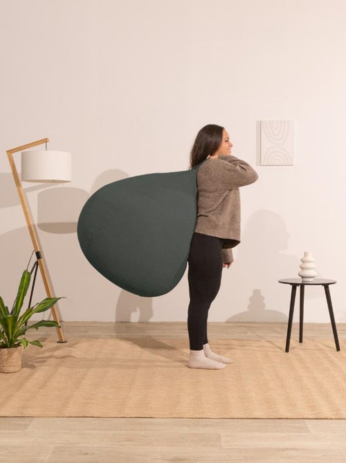Pouf poire velours côtelé - Déhoussable et Transportable - Bananair - Kiabi Pouf poire velours côtelé - Déhoussable et Transportable - Bananair - Kiabi