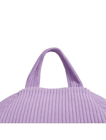 Pouf poire velours côtelé - Déhoussable et Transportable - Bananair