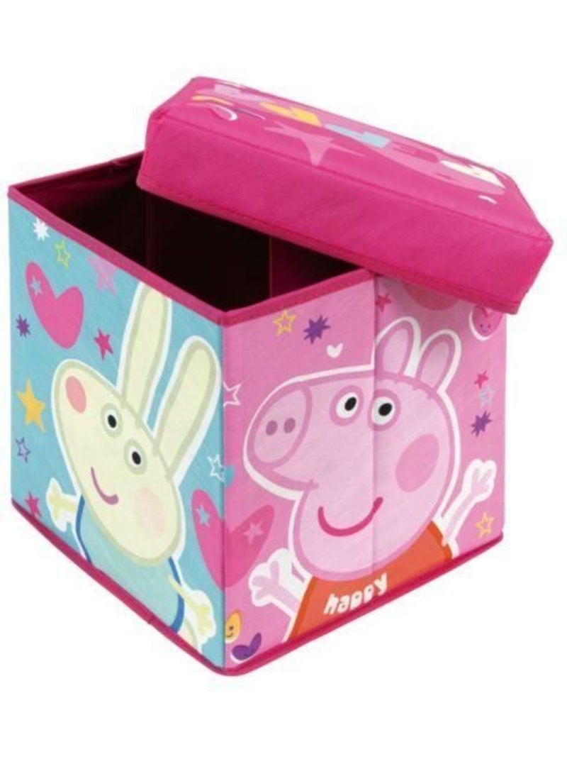 Pouf Portagiochi Peppa Pig Rose - Kiabi