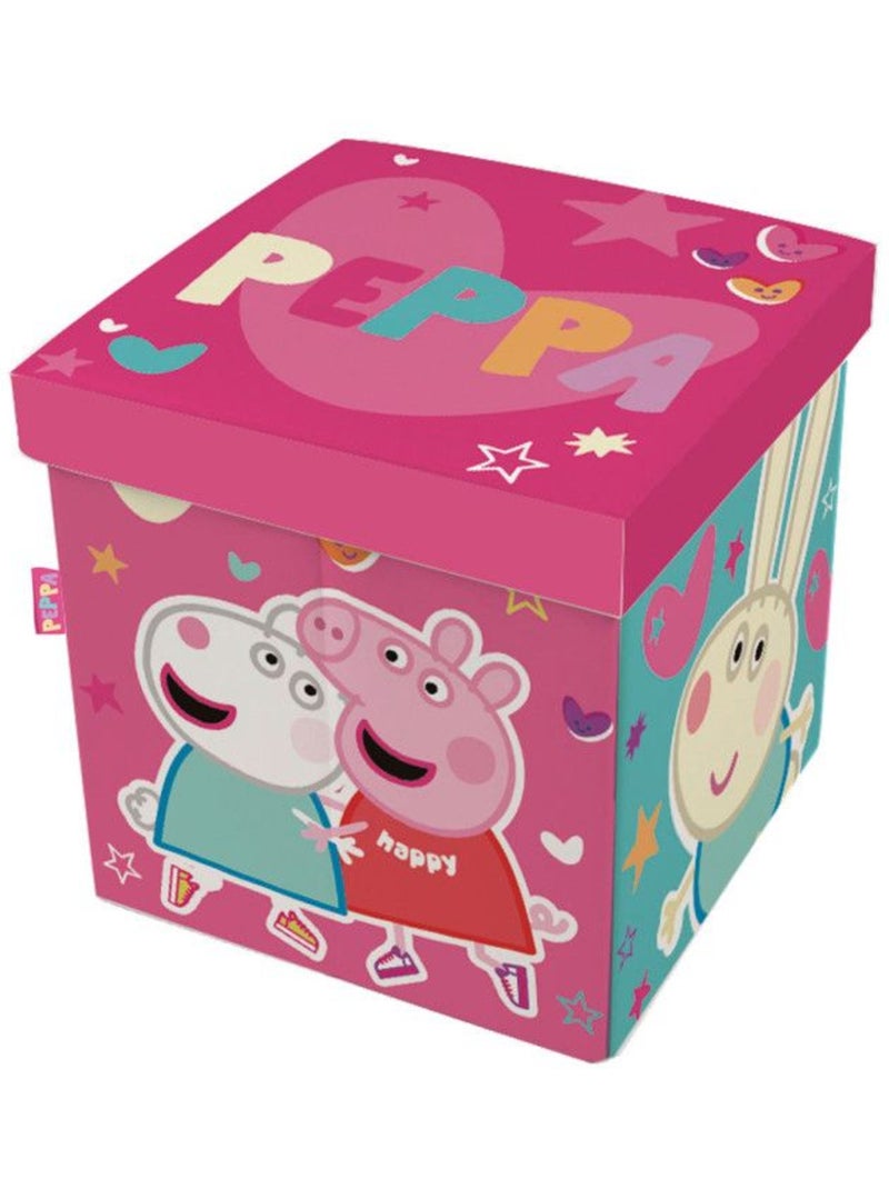 Pouf Portagiochi Peppa Pig Rose - Kiabi