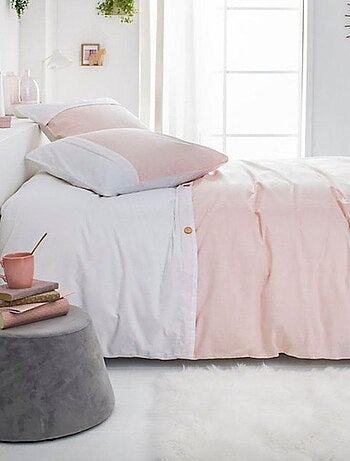 Pouf recouvert de velours